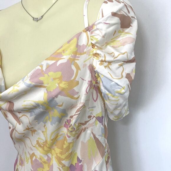 Ted Baker Dress “Camily”Drape Neck New With Tags Ted Size 3 U.S . 6 - Picture 6 of 8